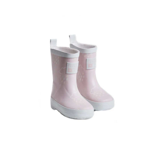 Grass & Air Colour-Revealing Wellies - Baby Pink